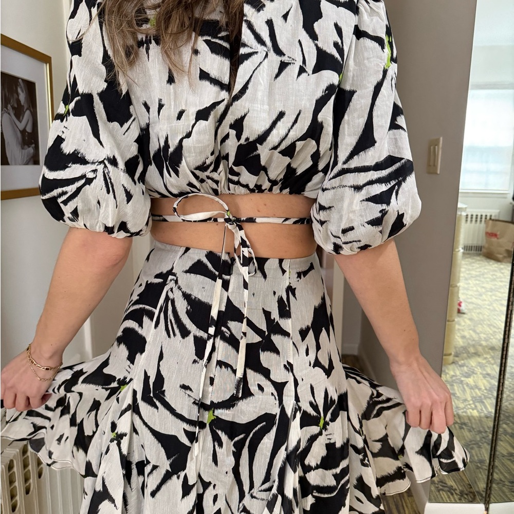 Black and White Women's Dress